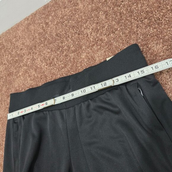 Adidas Womens Medium Flare Tiro Pants Soccer Black Regular Fit Zipper Leg - Picture 3 of 12